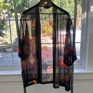Colorful Sheer Kimono